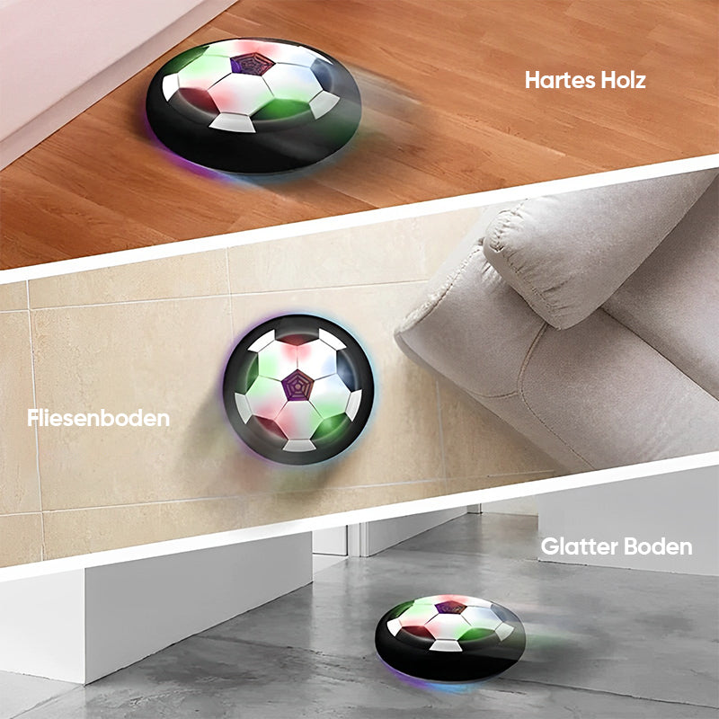 Hallenfußball mit LED-Leuchten