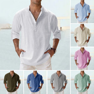 Herren Lässiges Hippie-T-Shirt