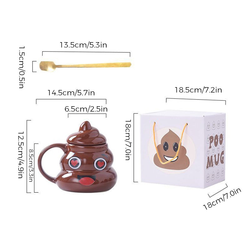 Frecher Streich Poop Keramik Becher