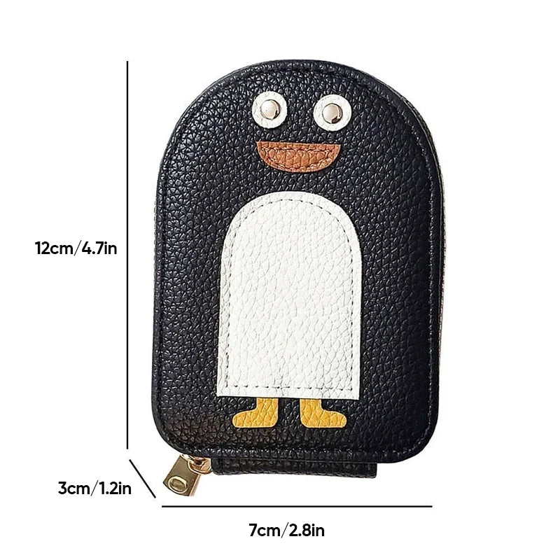 Søde Penguins PU kreditkort møntpung