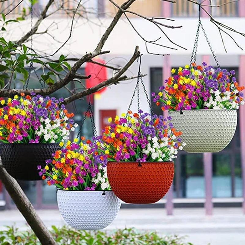 Udendørs kunstige blomster (2 bundter)
