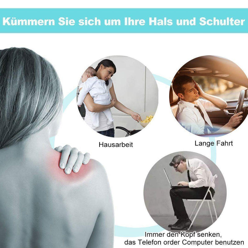 Manuelle Nackenmassage Geräte für Muskel-Schmerzlinderung Tragbar