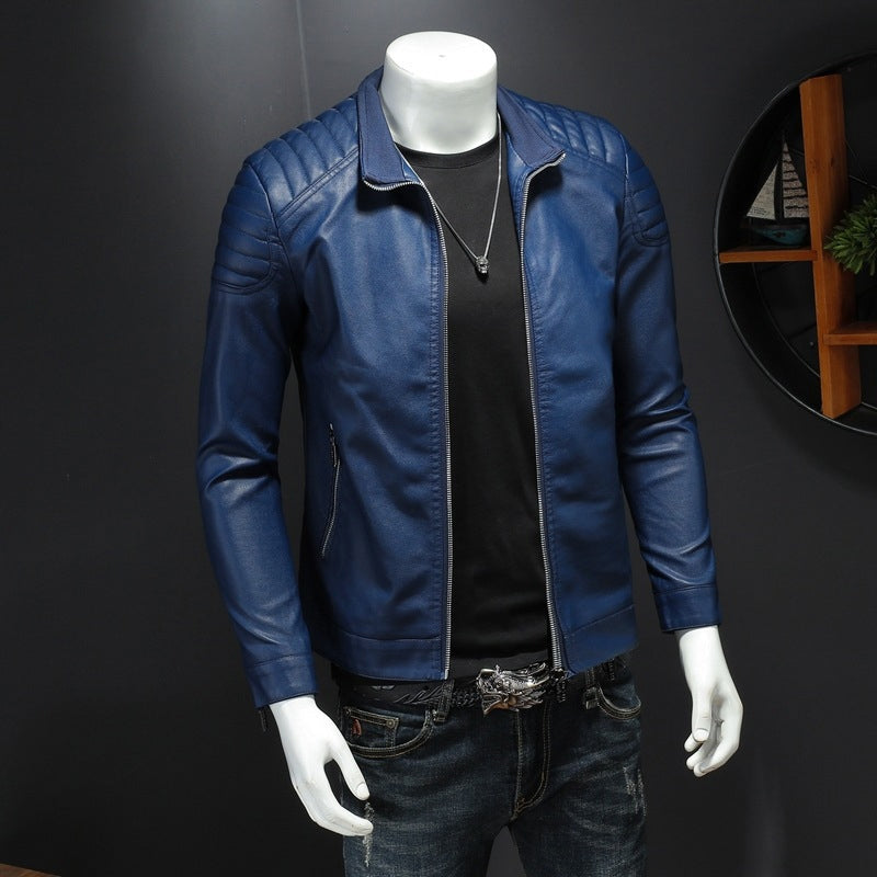 Klassische Lederjacke