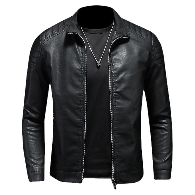 Klassische Lederjacke