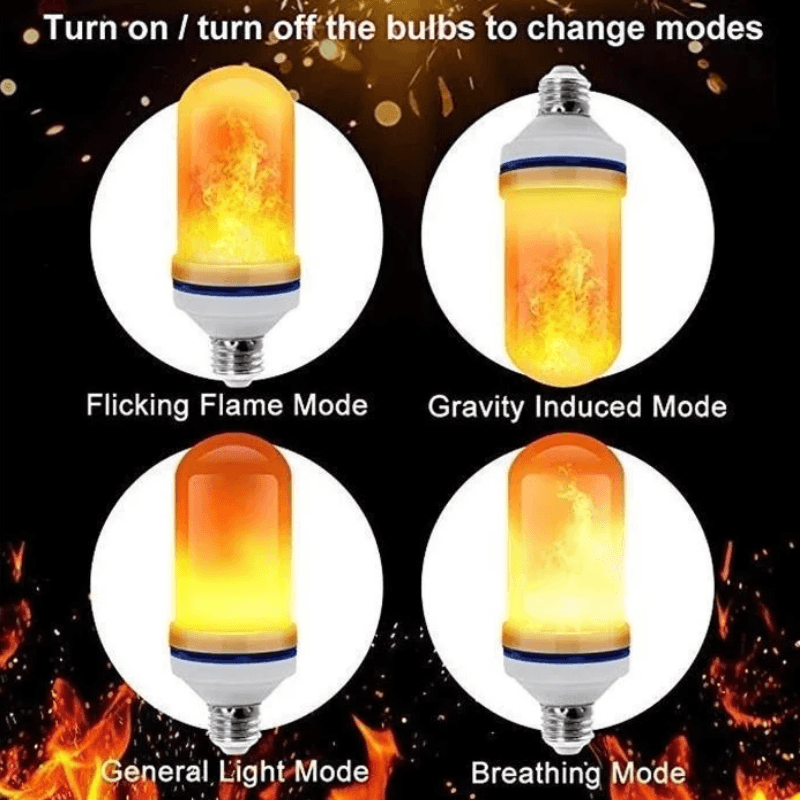 Halloween LED Gravity Effect Fire Light