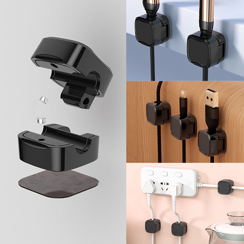 Magnetisk kabelholder, enkel, sikker og selvklæbende kabelstyring