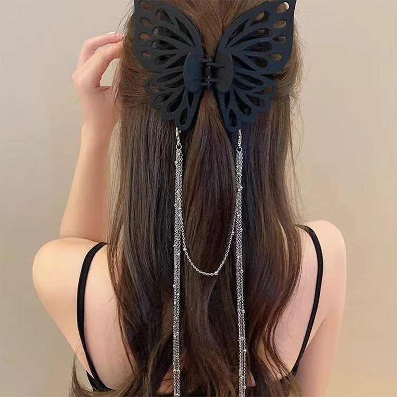 Schmetterling Quaste Große Haarspange