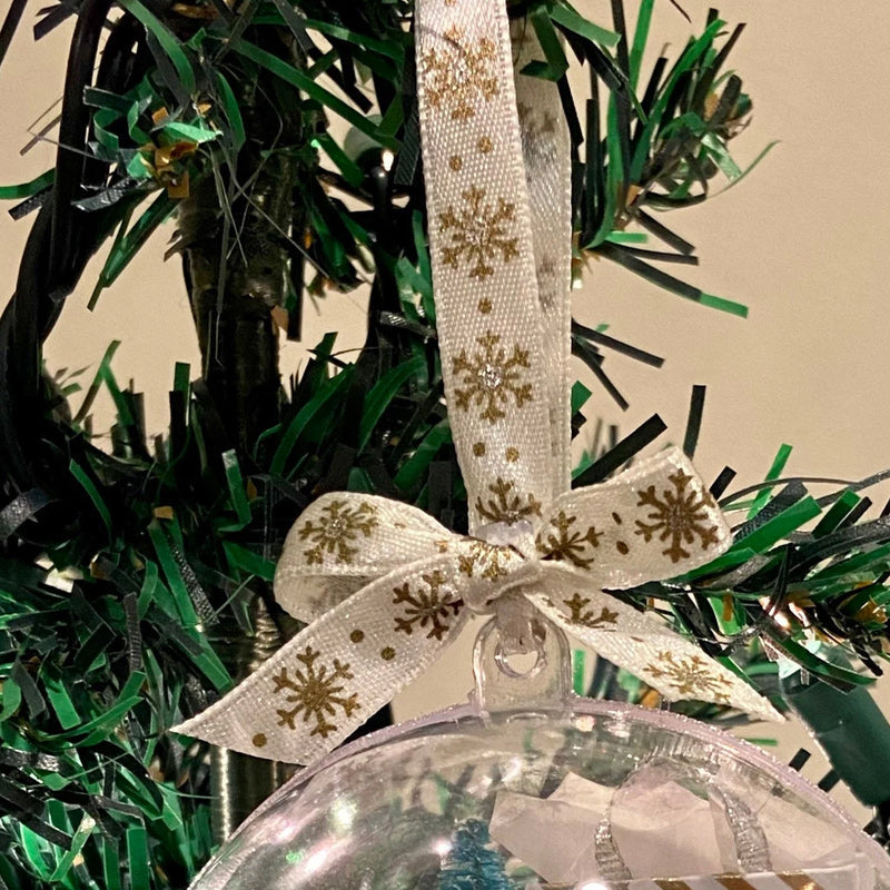 Weihnachten Baumschmuck transparent Kugel