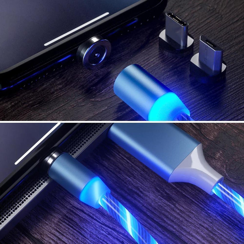 LED Magnetic 3 in 1 USB Ladekabel