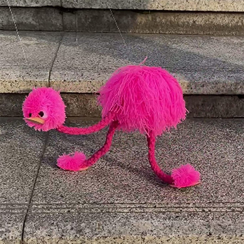 Straußenpuppe Marionette