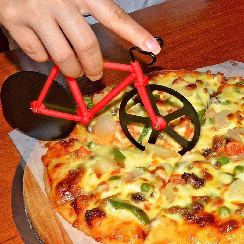 Praktischer Fahrrad Pizzaschneider