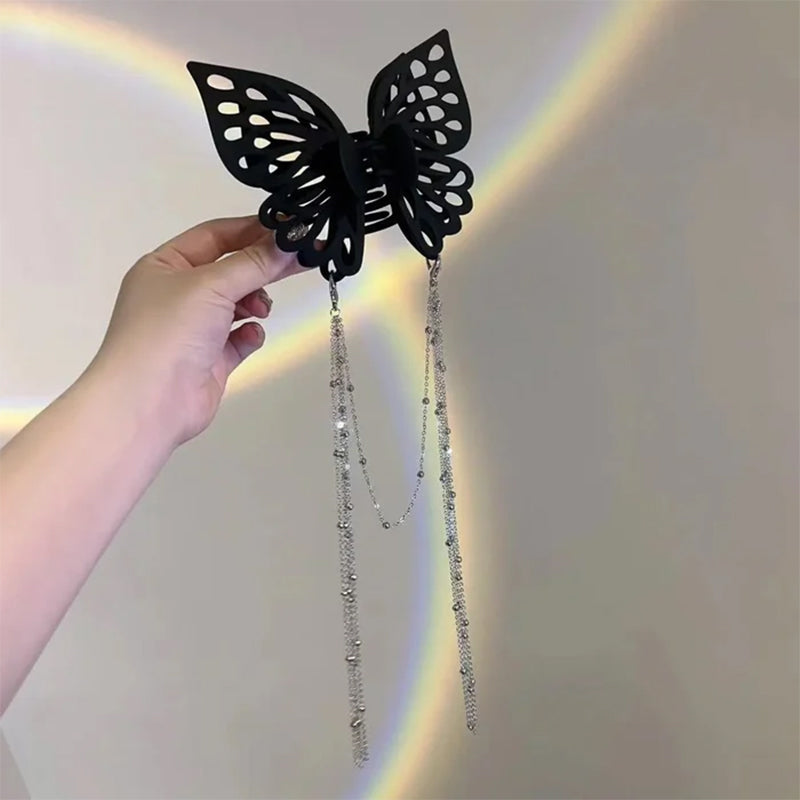 Schmetterling Quaste Große Haarspange