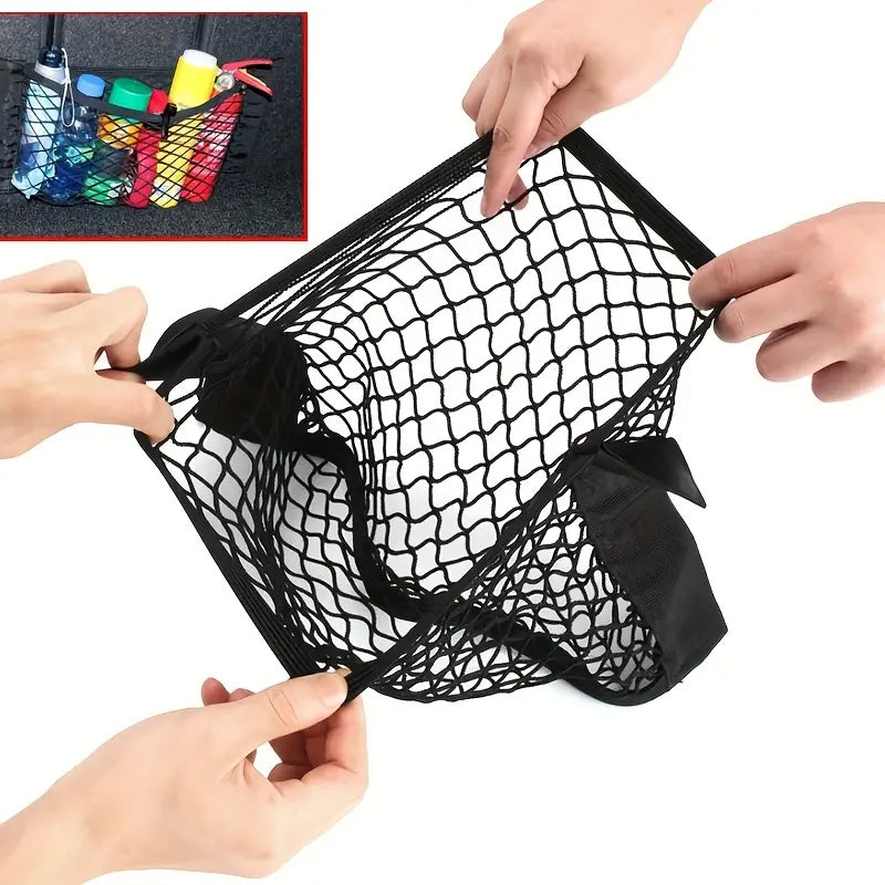 Plastposeopbevaringsnet (med klæbende tape)