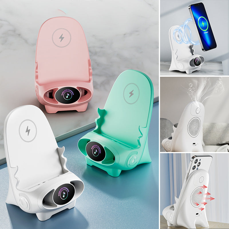 Ministol Trådløs Hurtigoplader Multifunktionel Telefonholder