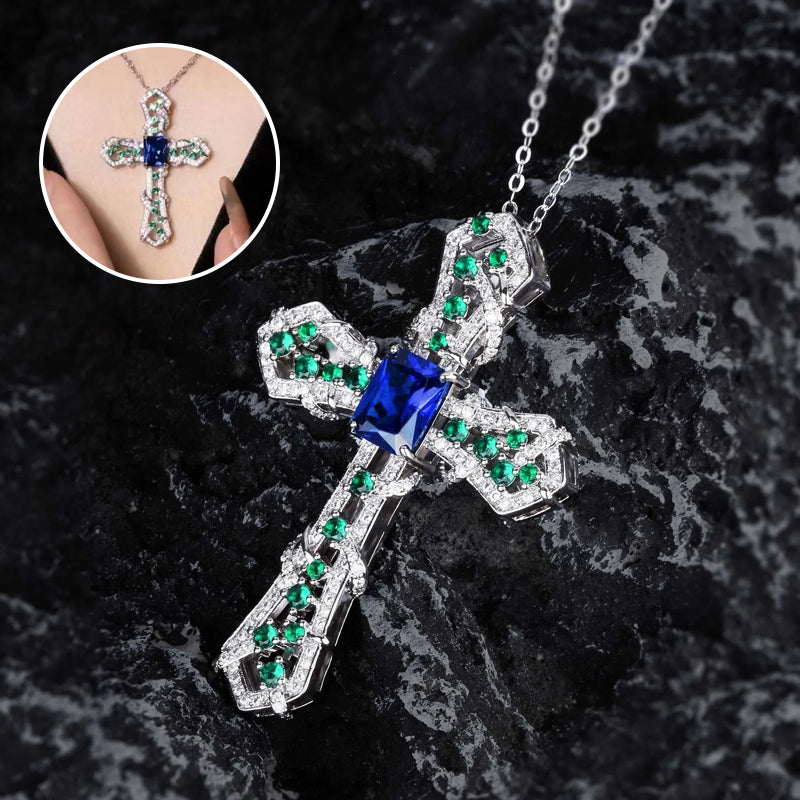 Unisex Kreuz Halskette