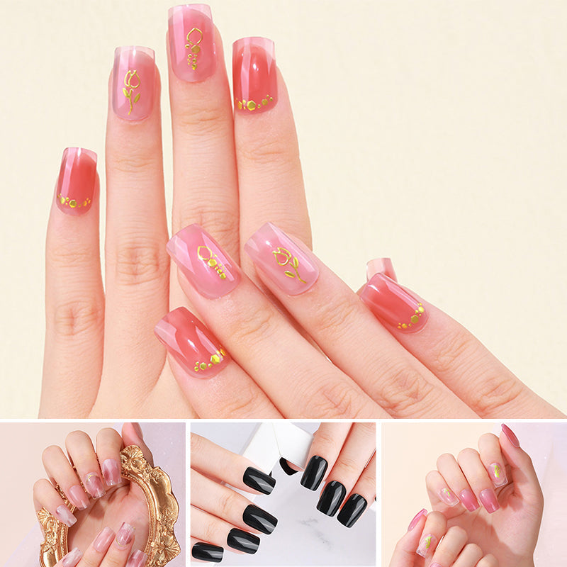 Gel-Nagelaufkleber-Set