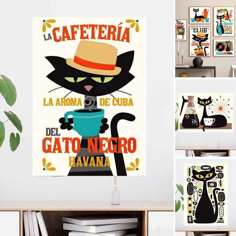 Katze Kunstdruck Dekorative Malerei
