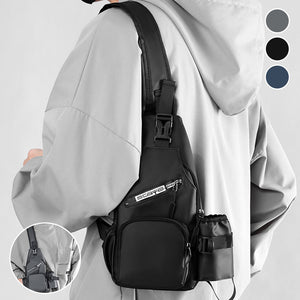 Herren Brusttasche aus Lederfolie