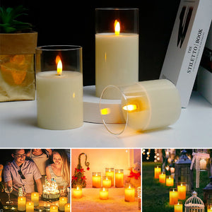 Realistisches 3D-Glas-LED-Licht