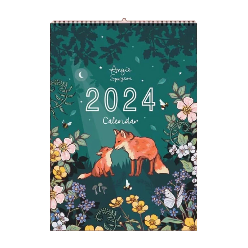 Wandkalender 2024 mit Natur- und Wildtierkunst