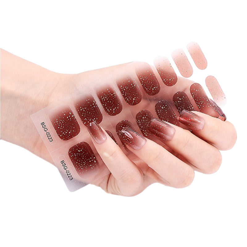 Gel-Nagelaufkleber-Set