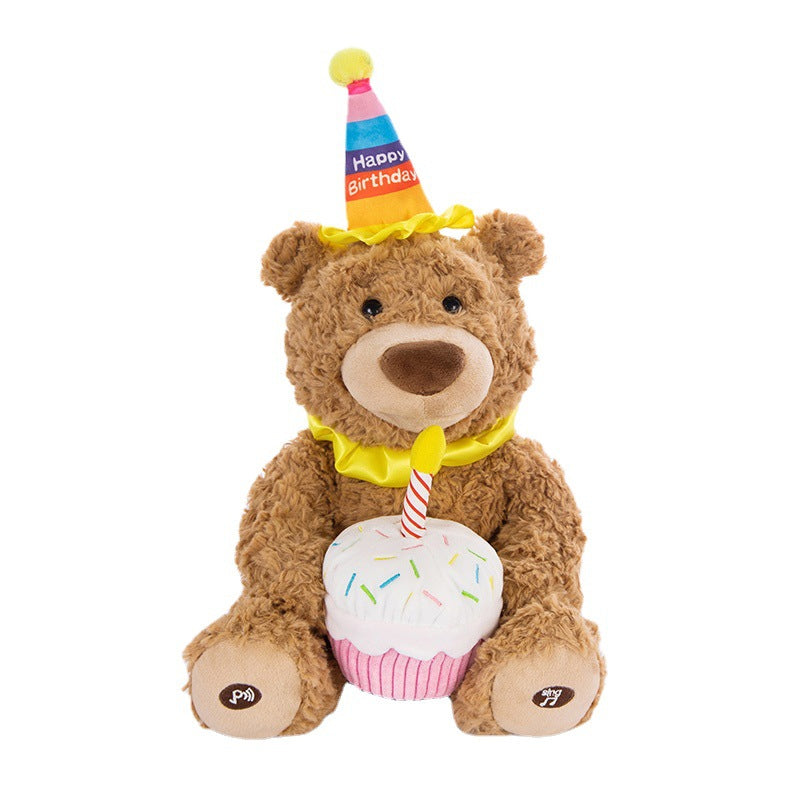 Teddybär singt alles Gute zum Geburtstag
