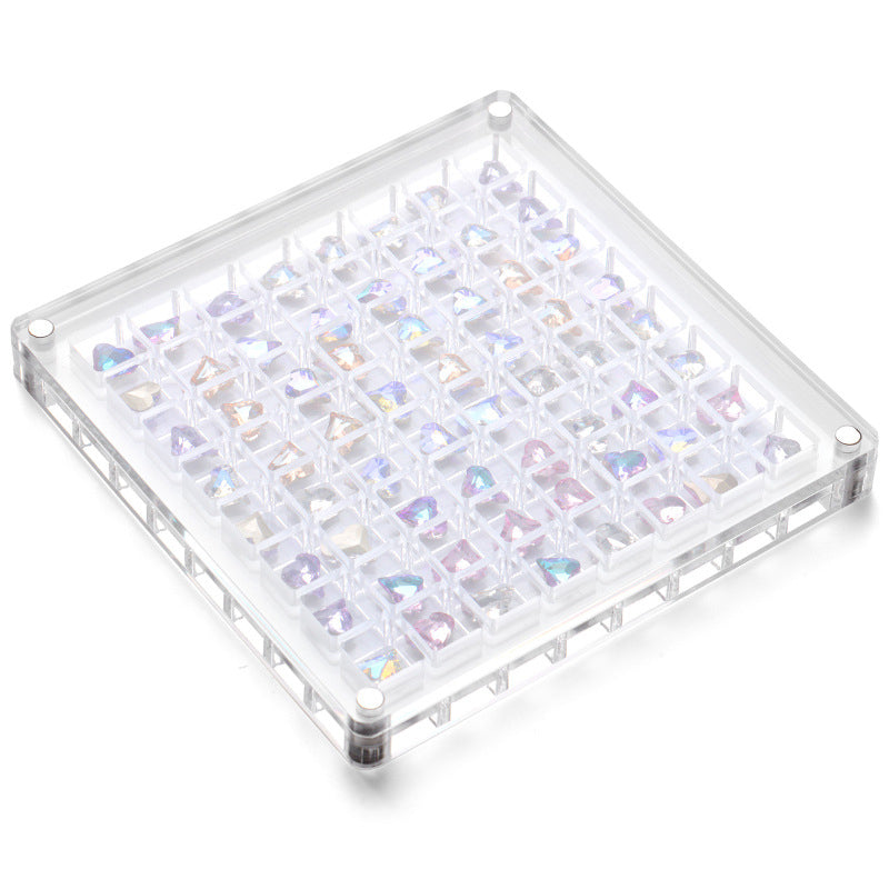 Displayboks med magnetisk skal i akryl