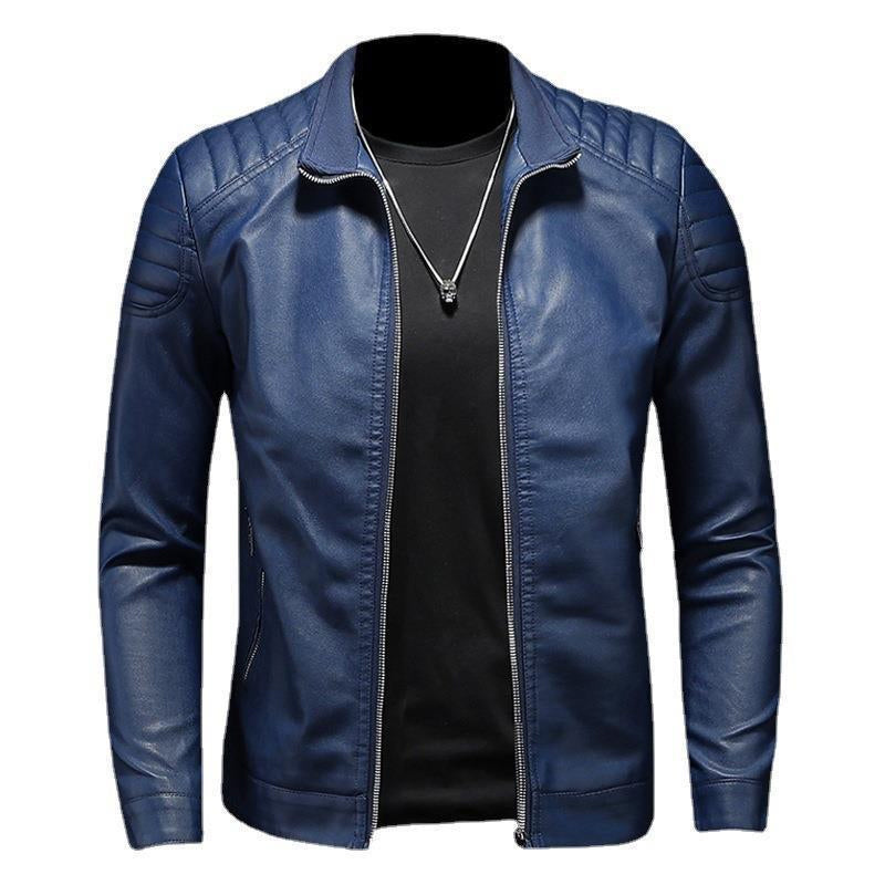 Klassische Lederjacke