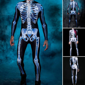 Skelett-Overall mit 3D-Druck für den menschlichen Körper