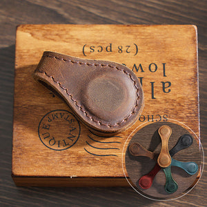 Magnetisches Lesezeichen aus Leder