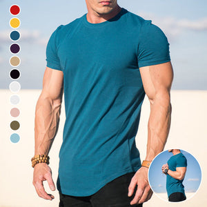 Lockeres, sportliches Kurzarm-T-Shirt