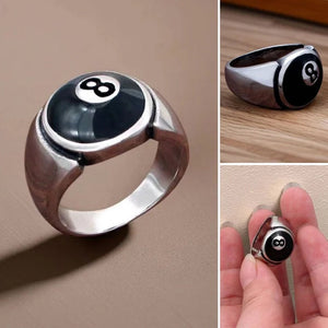 8-Ball-Glücksring