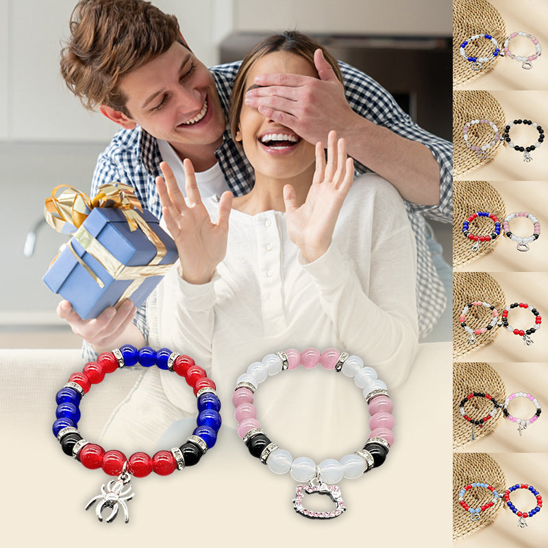 Magnetarmband mit Perlen