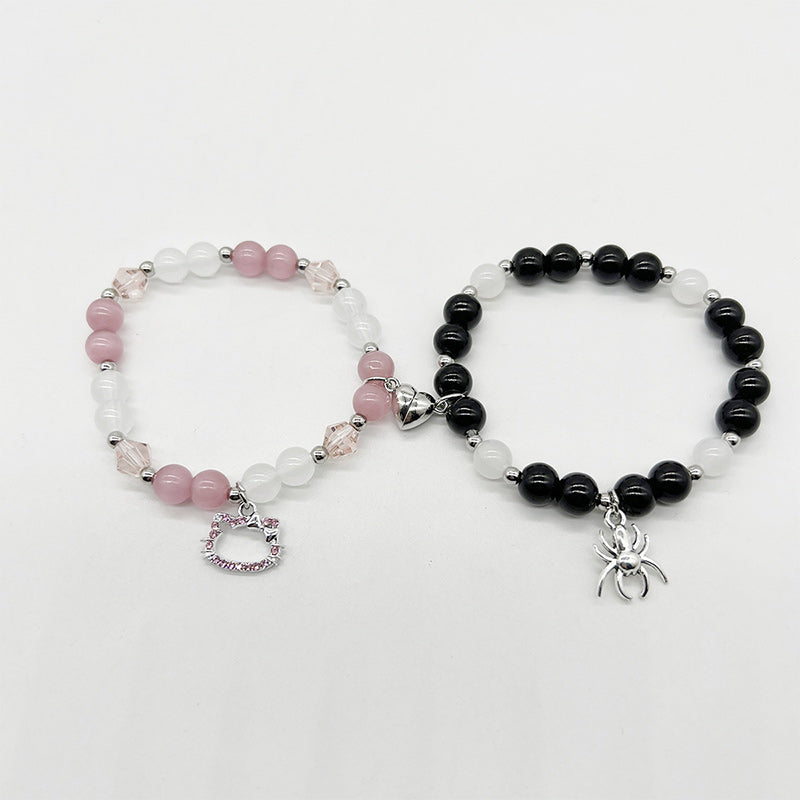 Magnetarmband mit Perlen