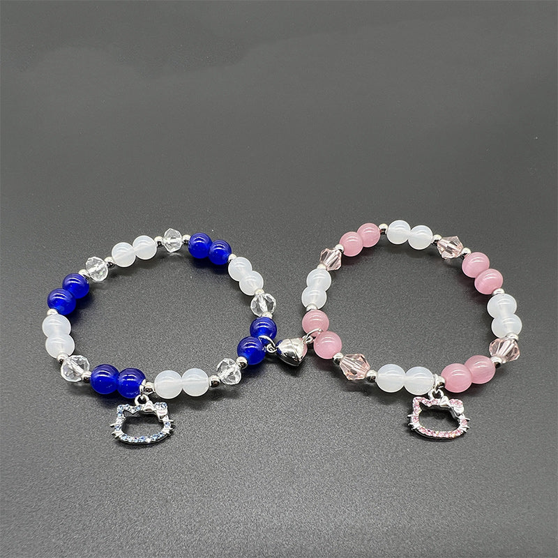 Magnetarmband mit Perlen