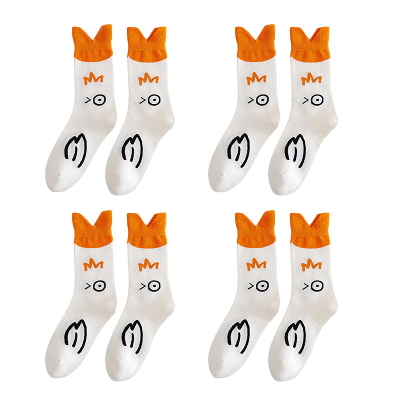 Ente gedruckt Cartoon niedlich Socken